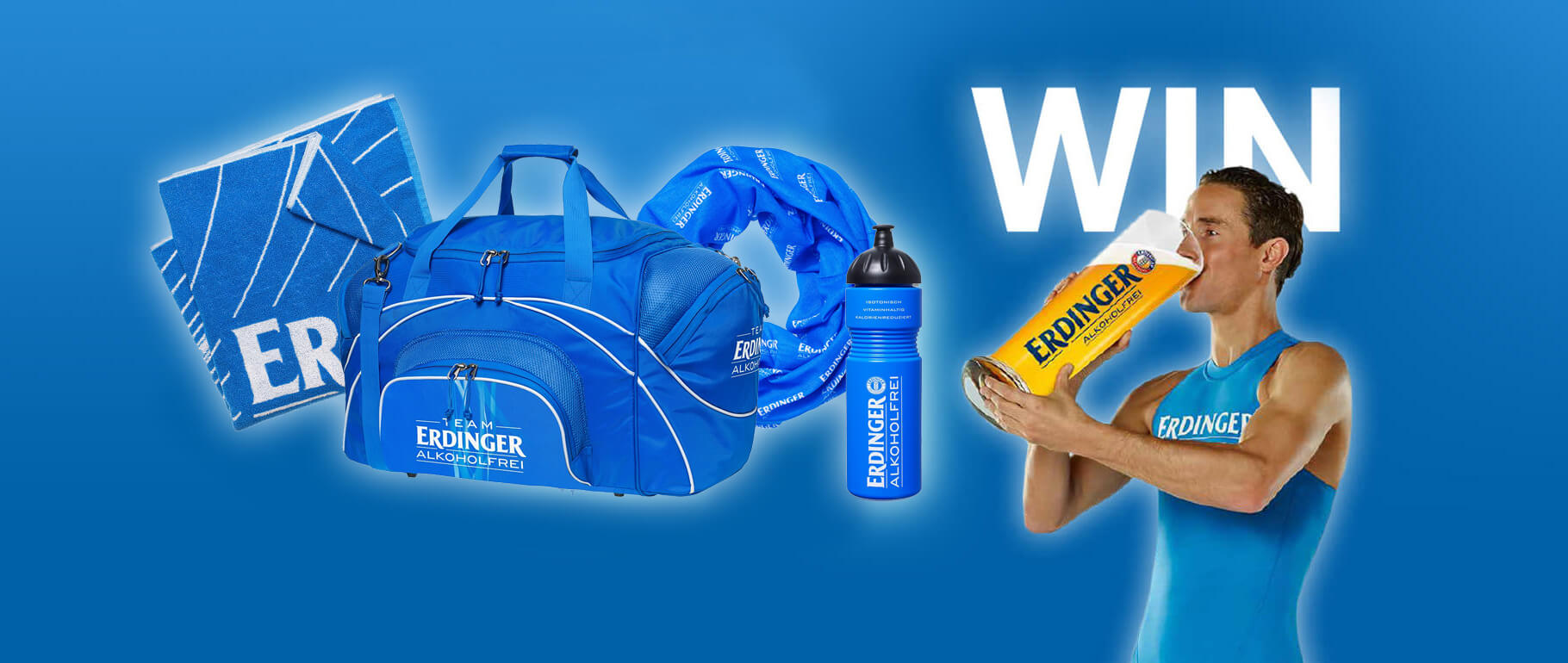 Gewinne jetzt ein original ERDINGER Lauf-Kit!